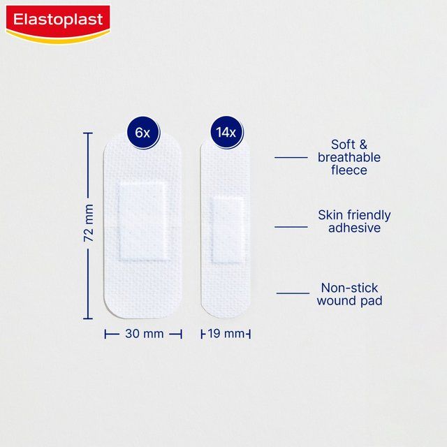 Elastoplast Hypoallergenic Sensitive Plasters 20 per pack