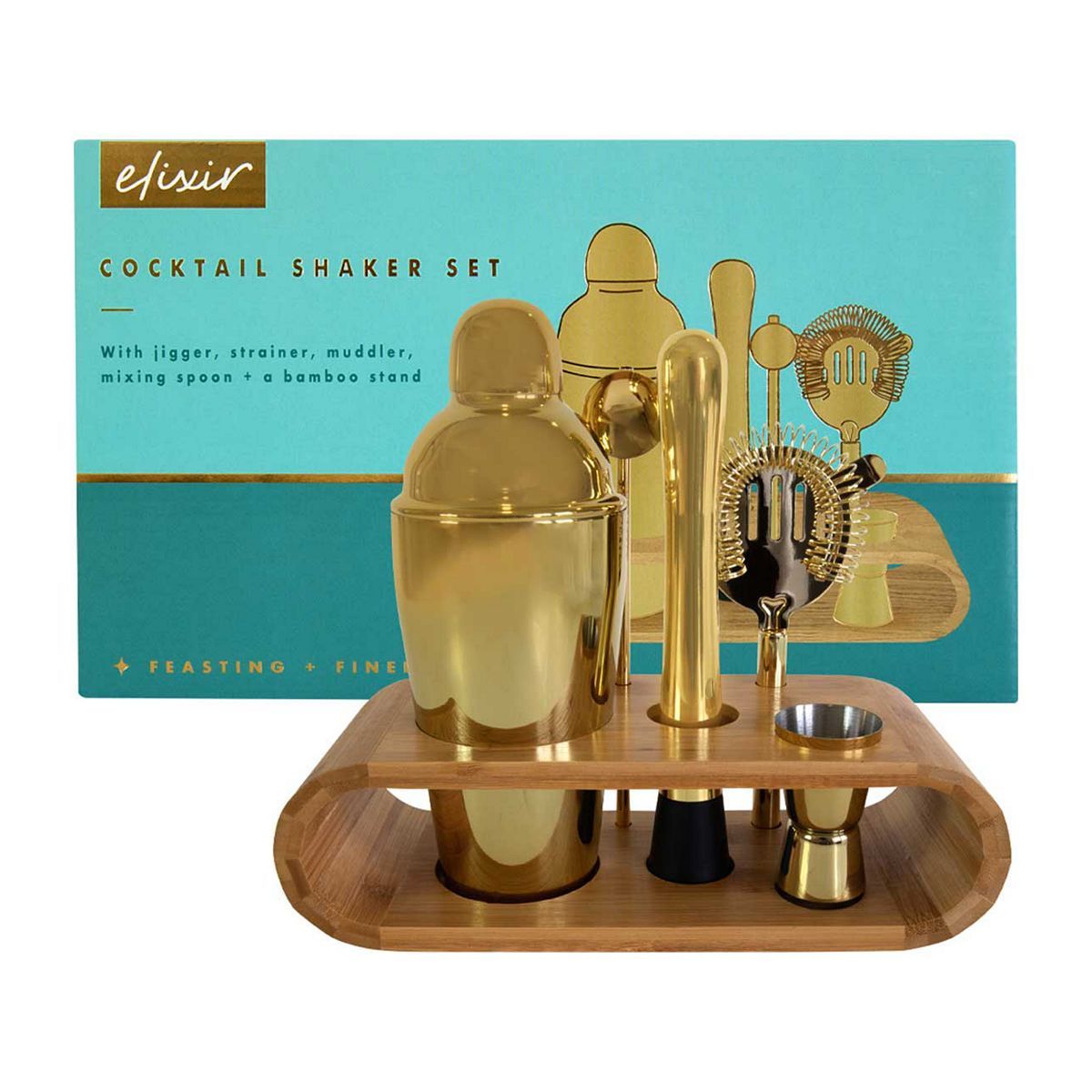 Elixir Cocktail Set and Display Stand