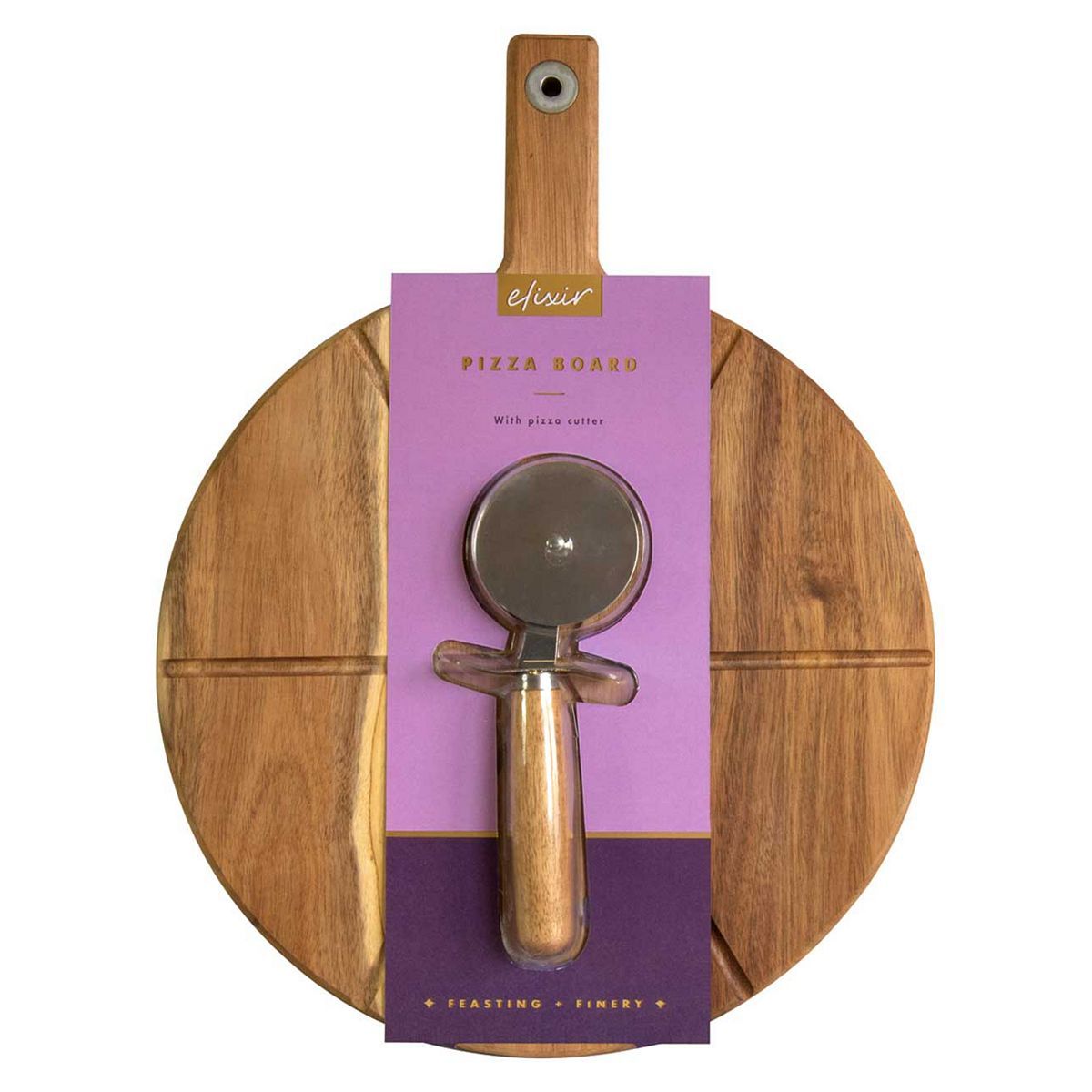 Elixir Pizza Board and Cutter