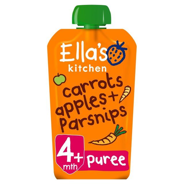 Ella's Kitchen Apples Carrots & Parsnips Baby Food Pouch 4+ Months 120g