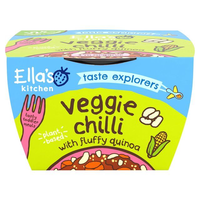 Ella's Kitchen Veggie Quinoa Chilli Toddler Tray Meal 12+ Months 200g