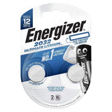 Energizer 2032 Ultimate Lithium Coin Battery 2 per pack