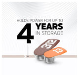 Energizer Hearing Aid batteries 13 8 per pack