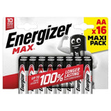 Energizer Max AA Batteries Alkaline 16 per pack