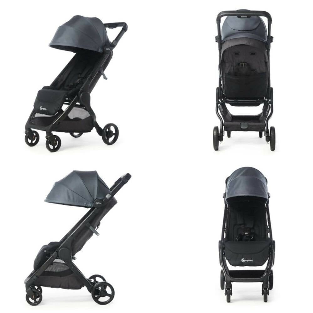 Ergobaby Metro+ Compact City Stroller with Carry Bag - Slate Grey