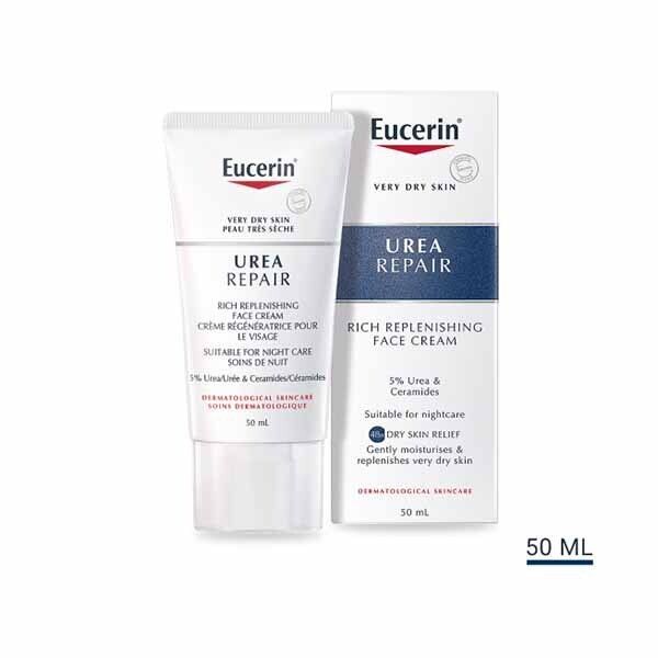 Eucerin Urea Repair Replenishing Face Night Cream 50ml
