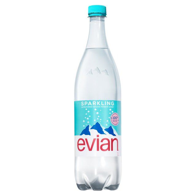 Evian Sparkling Natural Water 1L