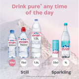 Evian Still Mineral Water 6 x 500ml