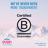 Evian Still Mineral Water Sports Cap 4 x 750ml