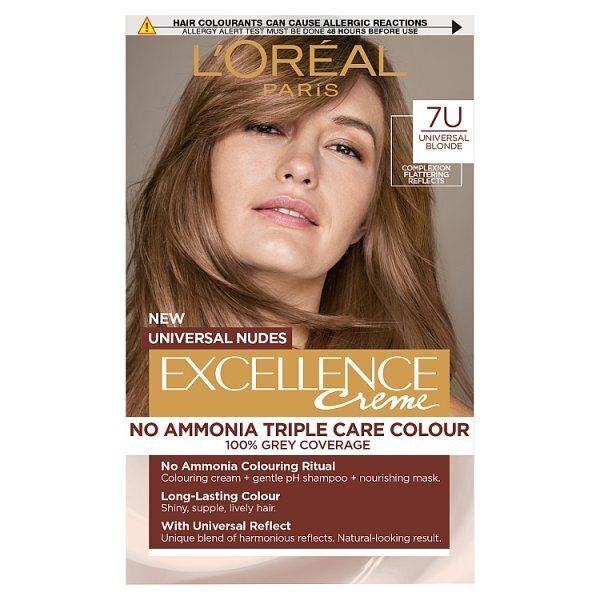 Excellence Crème Universal Nudes 1U Black Hair Dye Blonde 7U