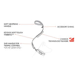 EzyDog Zero Shock Dog Lead Blue 48 GOODS M&S