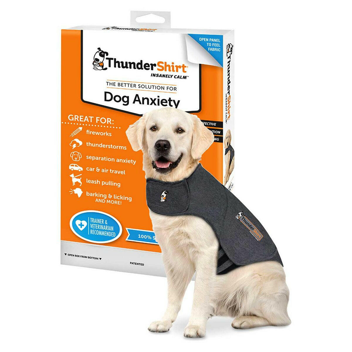ThunderShirt Grey Calming Jacket For Dogs - Extra Large GOODS Boots