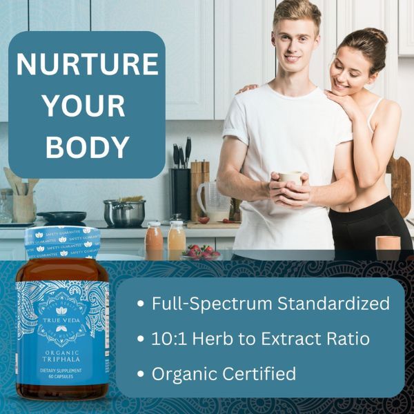 True Veda | Organic Triphala 10:1 Extract | Vegan | 60 Caps GOODS Superdrug