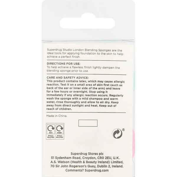 Studio London Sponges 4 pack GOODS Superdrug