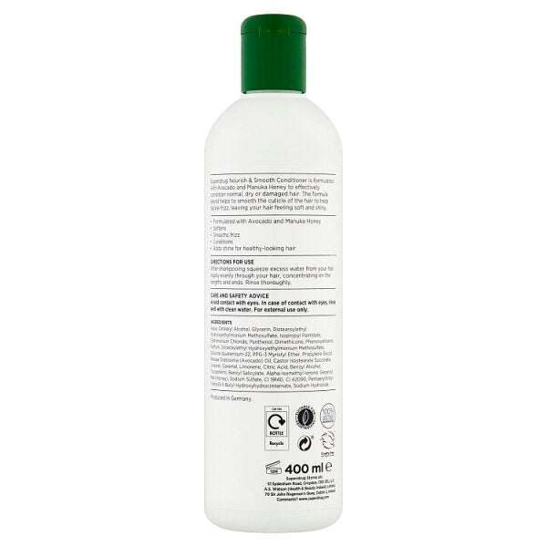 Superdrug Extracts Avocado & Manuka Honey Conditioner 400ml GOODS Superdrug