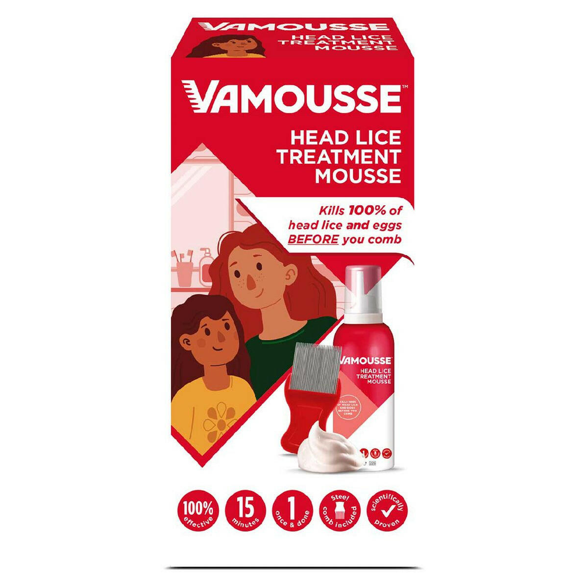 Vamousse Head Lice Treatment Mousse 160ml GOODS Boots