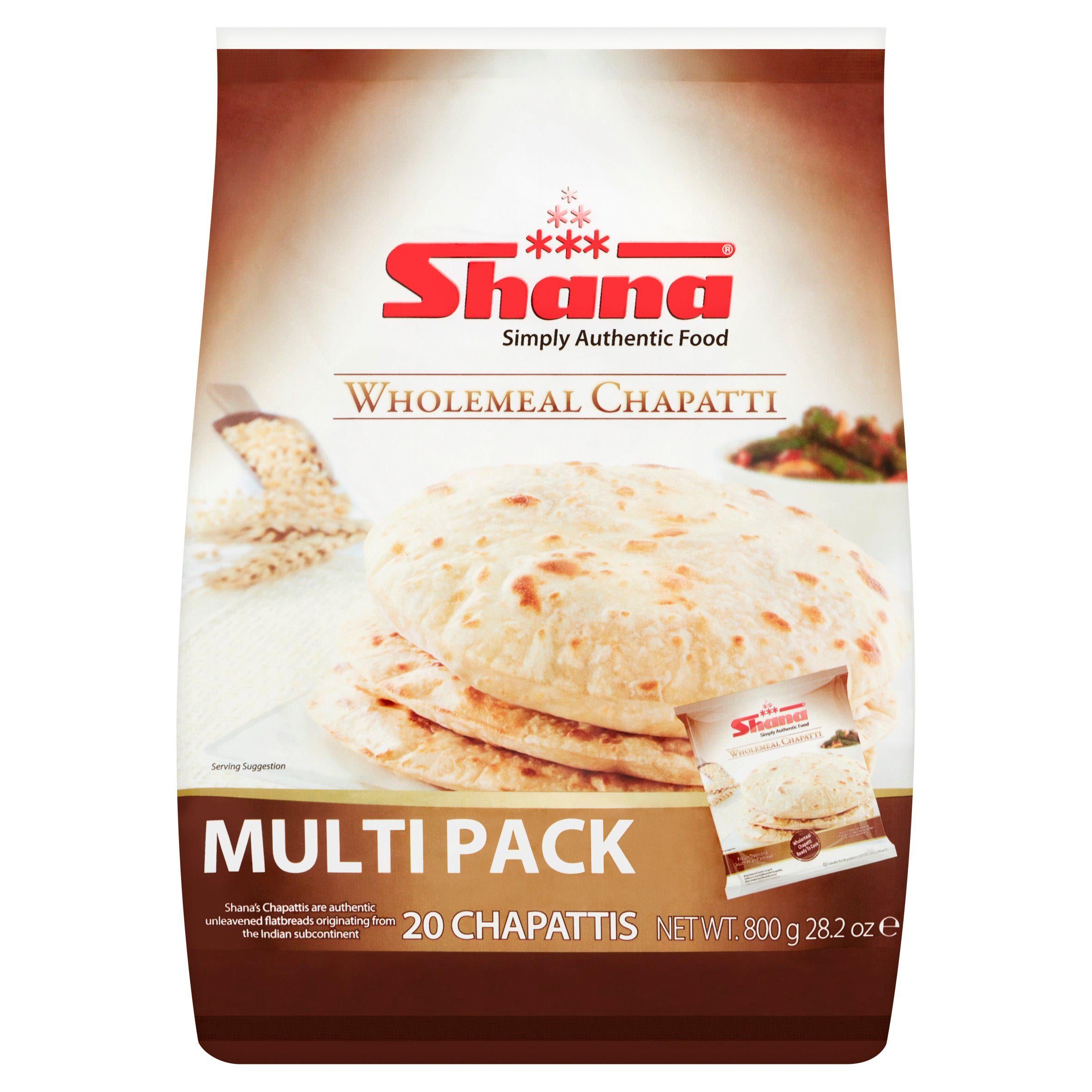 Value Pack Chapatti 800g GOODS Sainsburys