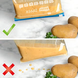 Bacofoil Small All Purpose Zipper Freezer Bags   15 per pack - McGrocer