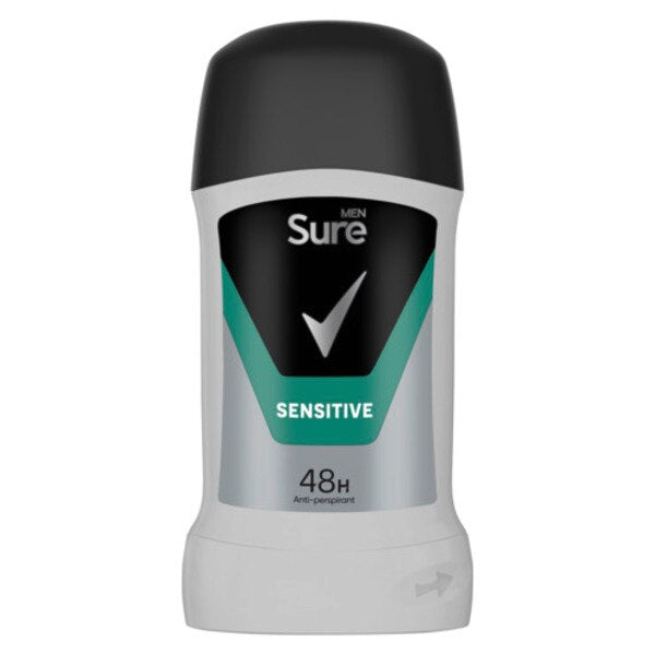 Sure Men Sensitive Antiperspirant Deodorant Stick 50ml GOODS Superdrug