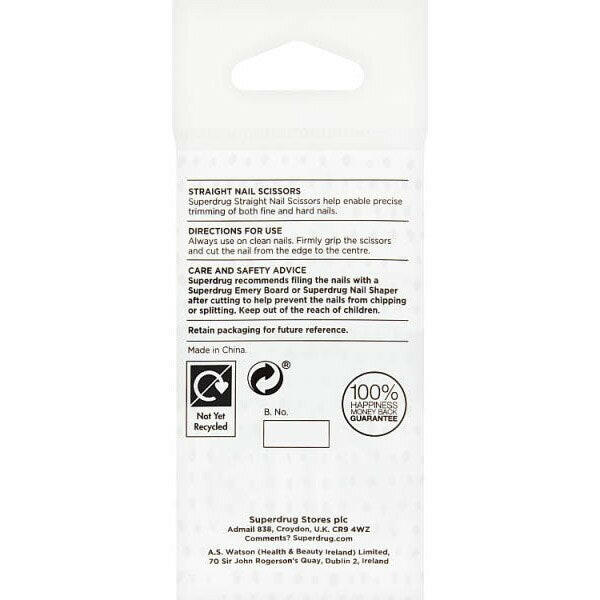 Superdrug Straight Nail Scissors GOODS Superdrug