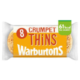 Warburtons Crumpet Thins x8 GOODS Sainsburys