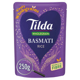 Tilda Microwave Rice Wholegrain Basmati 250g Microwave rice Sainsburys