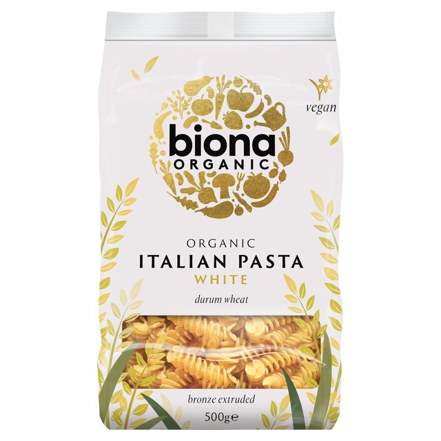 Biona Organic White Fusilli Pasta 500g - McGrocer