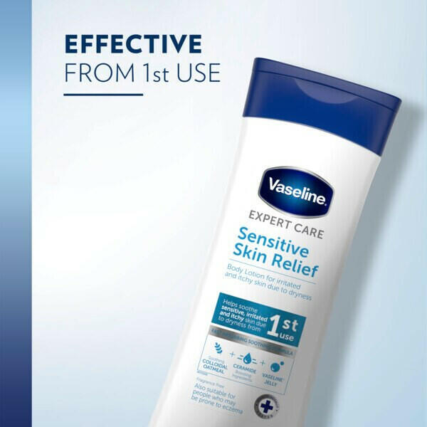 Vaseline Sensitive Skin Relief 400Ml GOODS Superdrug