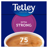 Tetley Extra Strong Tea Bags x75 All tea Sainsburys