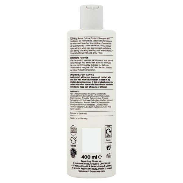 Superdrug Revive Colour Protect Conditioner 400ml GOODS Superdrug