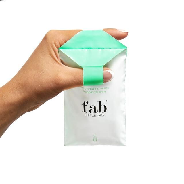 FabLittleBag Sustainably Sourced Bags for Tampons and Pads Bathroom Pack 20 per pack