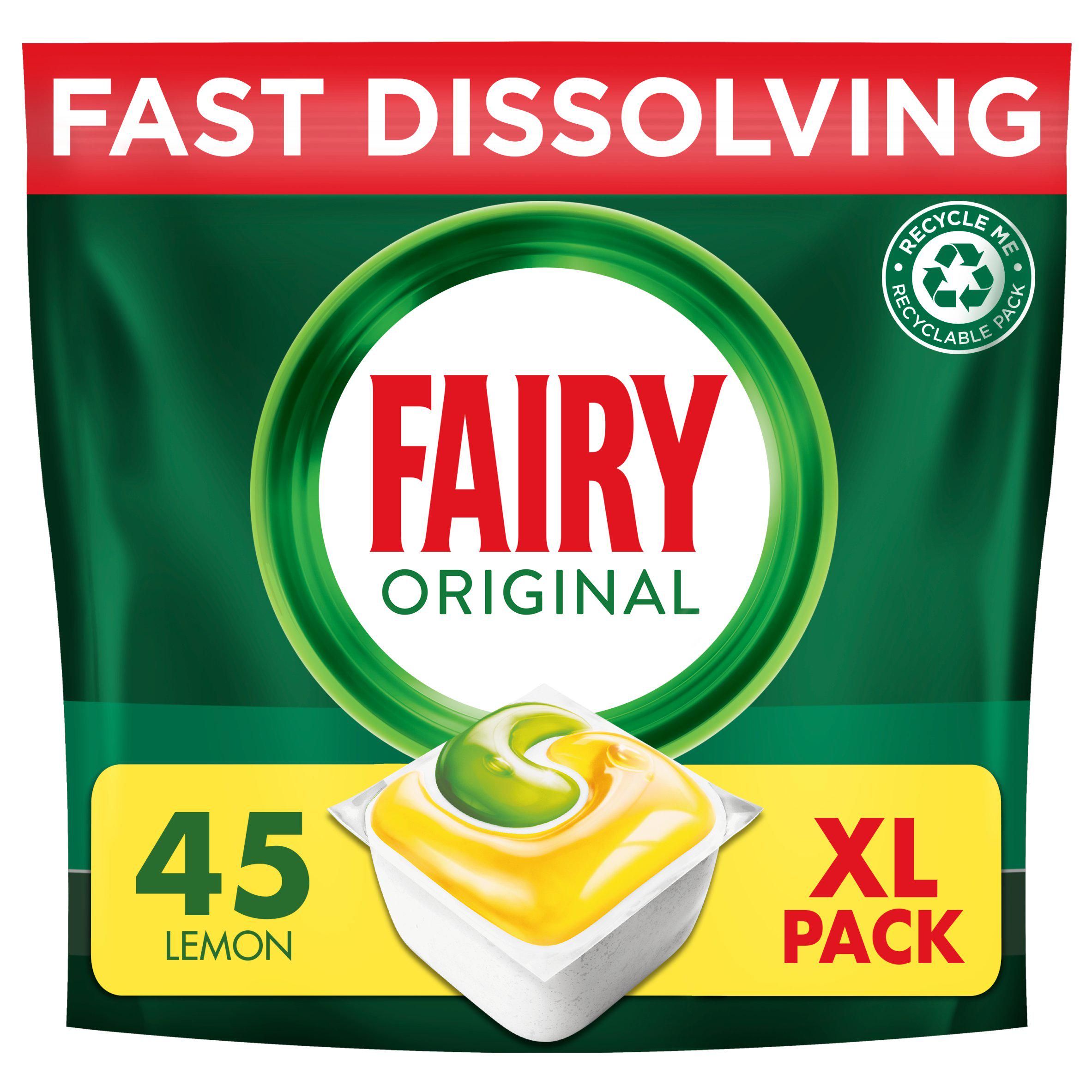 Fairy All In One Dishwasher Tablets Lemon x45