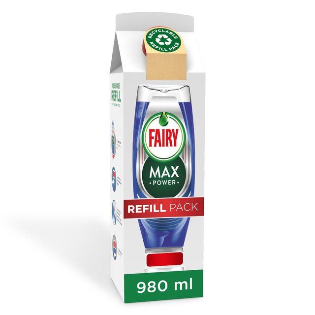 Fairy Max Power Antibac Eucalyptus Washing Up Liquid 980ml