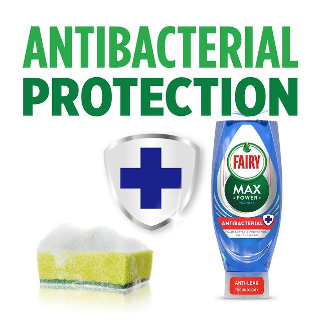 Fairy Max Power Antibac Washing Up Liquid 370ml