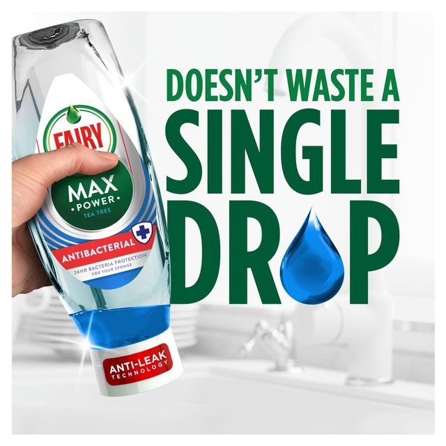 Fairy Max Power Antibac Washing Up Liquid 640ml