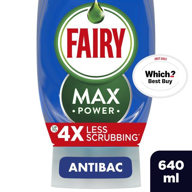 Fairy Max Power Antibac Washing Up Liquid 640ml