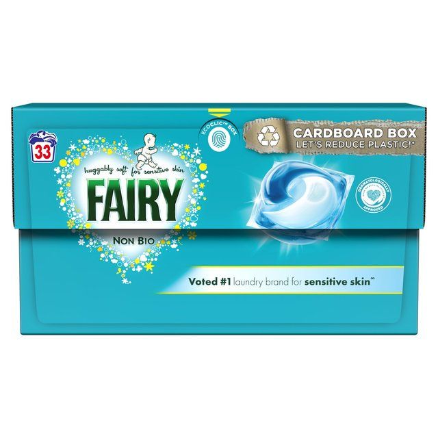 Fairy Non Bio Pods Washing Capsules For Sensitive Skin 33 Washes 33 per pack
