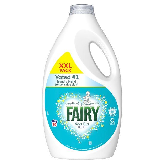Fairy Non Bio Washing Liquid for Sensitive Skin 70 Washes 2.45L