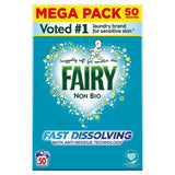 Fairy Non Bio Washing Powder 50 Washes   3kg
