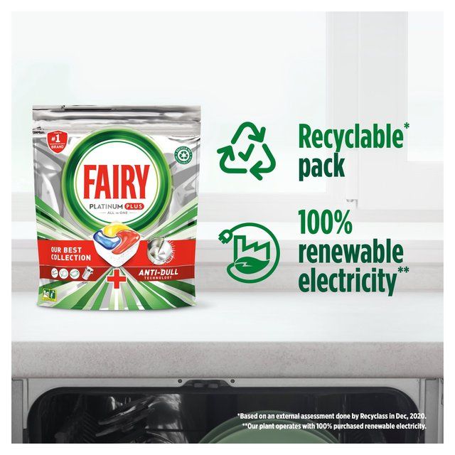 Fairy Platinum Plus Deep Clean Spring Garden Mrs Hinch 48 per pack