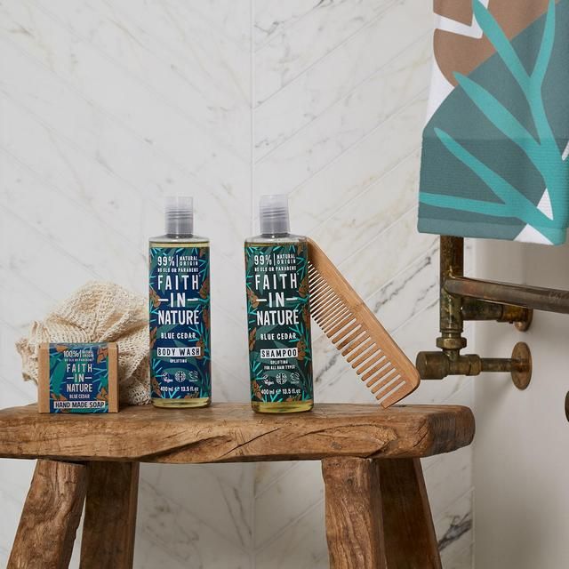 Faith in Nature for Men Blue Cedar Shampoo 400ml