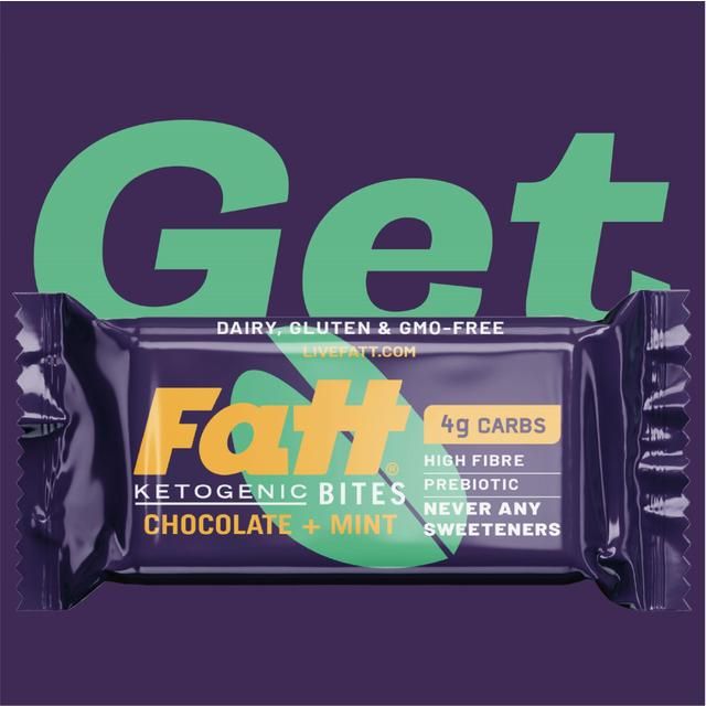 Fatt Chocolate + Mint Ketogenic Bites 35g