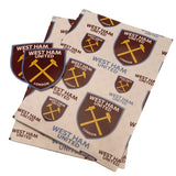 West Ham United FC Crest Gift Wrap Sheets GOODS Superdrug