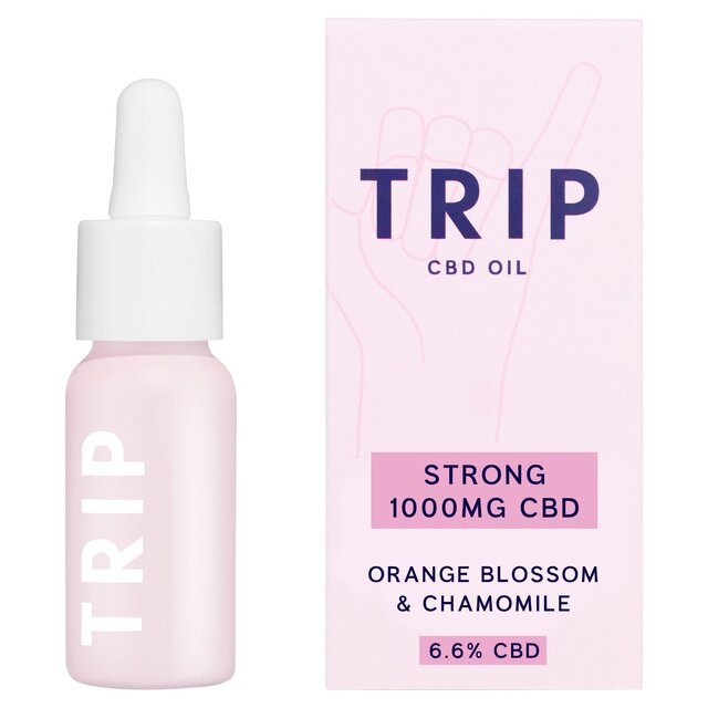 TRIP Orange Blossom 1000mg CBD Oil 15ml - McGrocer