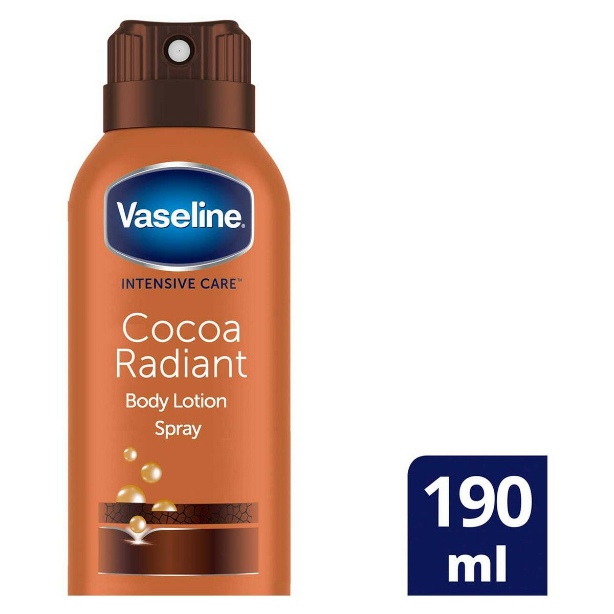 Vaseline Intensive Care Cocoa Radiant Spray Moisturiser 190 ml GOODS Boots