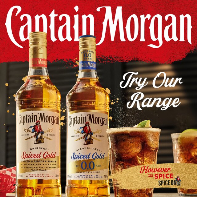 Captain Morgan Original Spiced Gold Rum Based Spirit Drink 1L - McGrocer