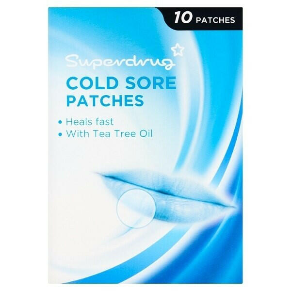 Superdrug Cold Sore Patch with Tea Tree Oil X 10 GOODS Superdrug