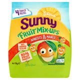 Whitworths Sunny Fruit Mix-Ups Apricots & Mango 4x18g Lunchbox snacking Sainsburys