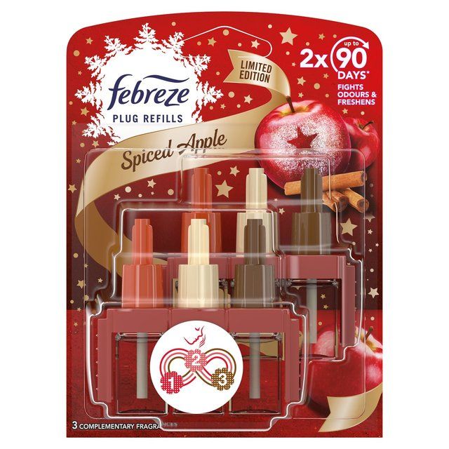 Febreze 3Volution Air Freshener Twin Plug in Refill Spiced Apple 2 x 20ml