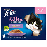Felix As Good As it Looks Kitten Mixed in Jelly Wet Cat Food 12 x 100g